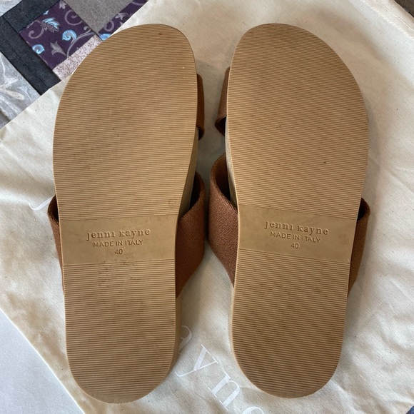 Jenni Kayne Cotton Crossover Sandal — Size 40 - Picture 8 of 8
